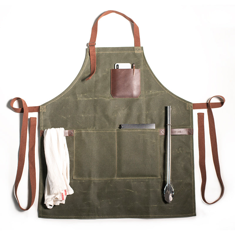 Personalized Leather Apron Woodworking hotsell Apron With Pockets