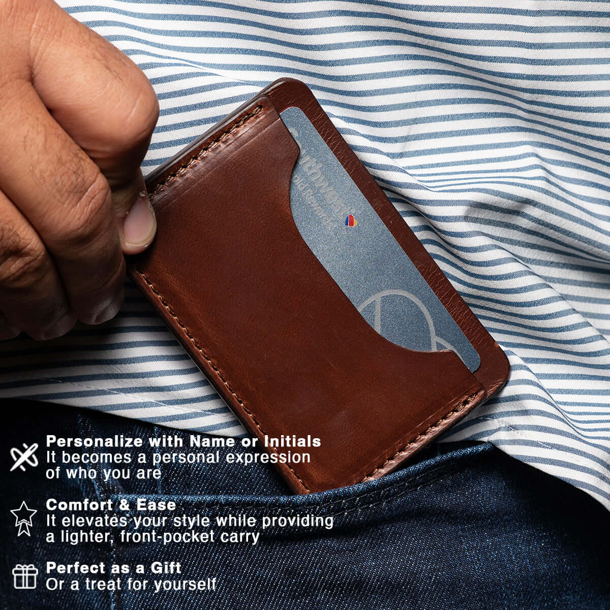 Personalized Leather Wallet