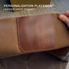 Personalized Waxed Canvas Apron for Chefs