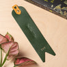 Deluxe Personalized Leather Bookmark
