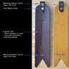 Deluxe Personalized Leather Bookmark