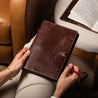 Personalized Heritage A5 Fine Leather Sketchbook Cover