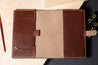 Personalized Heritage A5 Fine Leather Sketchbook Cover