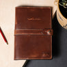 Personalized Heritage A5 Fine Leather Padfolio Cover