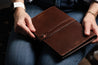 Personalized Heritage A5 Fine Leather Padfolio Cover