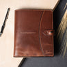 Personalized Heritage Fine Leather Planner Cover