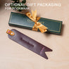 Personalized Leather Bookmark - Gift for Readers