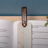 Personalized Leather Bookmark - Meet Me Where The Sky Touches The Sea