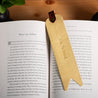 Personalized Leather Bookmark