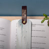 Personalized Leather Bookmark - You, Me, and the Sea