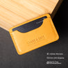 Personalized Leather Card Holder