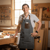 Personalized Waxed Canvas Apron - Gift for Workshop Lover