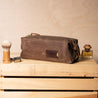 Waxed Canvas Dopp Kit - Personalized