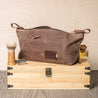 Waxed Canvas Dopp Kit - Personalized