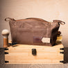 Waxed Canvas Dopp Kit - Personalized