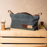 Waxed Canvas Dopp Kit - Personalized