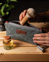 Waxed Canvas Small Toiletry Bag