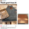Personalized Waxed Canvas Apron for Chefs