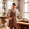 Personalized Waxed Canvas Apron - Gift for Woodworker