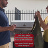 Personalized Waxed Canvas Apron for BBQ Masters