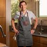 Personalized Waxed Canvas Apron for Grill Masters