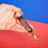 Personalized Leather Keychain